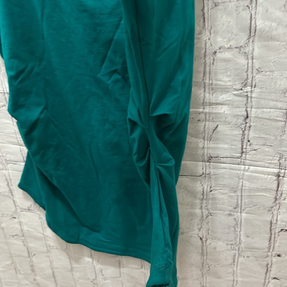 Athleta Outbound Scoopneck Tank Teal Emerald Green Size Small Oversized - Picture 4 of 7